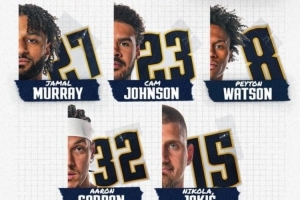 迎战火箭五大！掘金首发：穆雷、黄忠、沃特森、戈登、约基奇